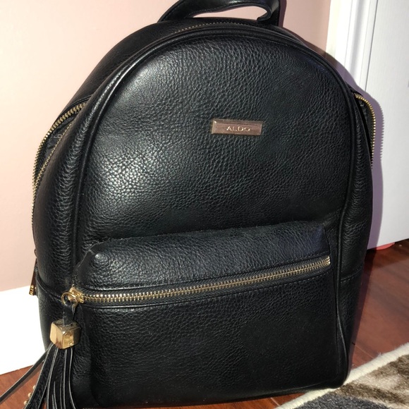 aldo gold backpack